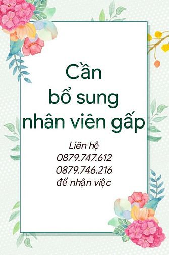 Tuyển gấp nhân viên khu vực quận 11 - không môi giới 61545537 Tuyển gấp nhân viên khu vực quận 11 - không môi giới