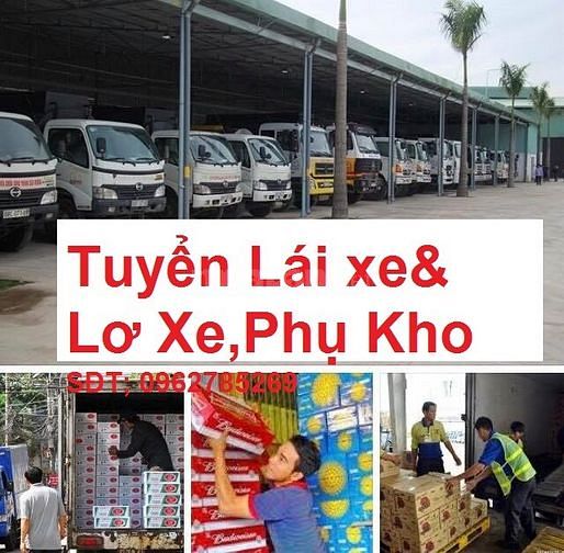 Cần tuyển dụng gấp lao động phổ thông phụ kho, tài xế, lơ xe. 61595395 Cần tuyển dụng gấp lao động phổ thông phụ kho, tài xế, lơ xe.
