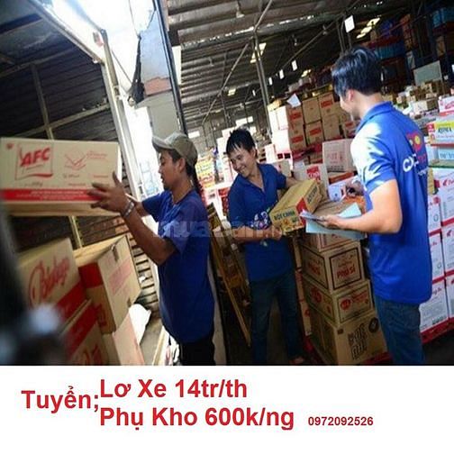 Cần Gấp 15 Lái Xe B2 Trở Lên và 25 Lơ Xe Tải Giao Hàng + 35 Phụ Kho 61606488 Cần Gấp 15 Lái Xe B2 Trở Lên và 25 Lơ Xe Tải Giao Hàng + 35 Phụ Kho