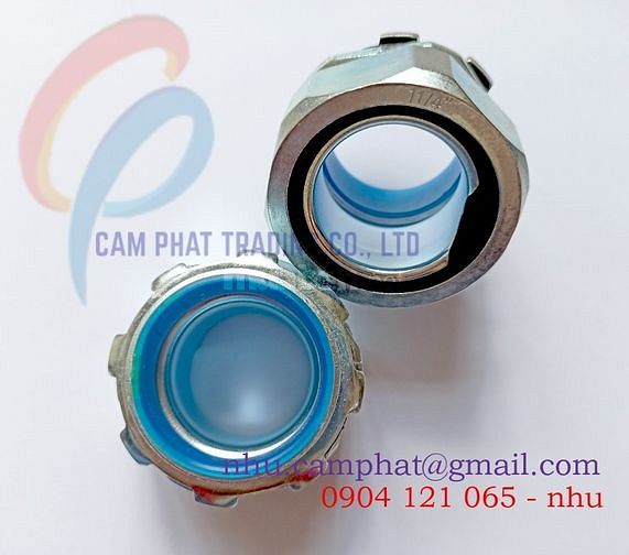 Ống ruột gà lõi thép kín nước luồn dây điện kèm Phụ kiện