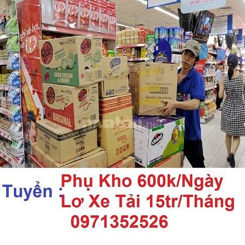 Cần tài xế tải tải nhẹ B2 và 30Phụ Kho +50 phụ lơ xe 61636097 Cần tài xế tải tải nhẹ B2 và 30Phụ Kho +50 phụ lơ xe