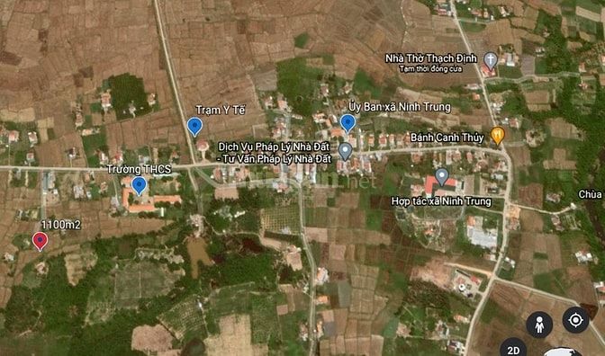 Bán 549m2 đất Cây lâu năm nằm ngay gần uỷ ban xã Ninh Trung