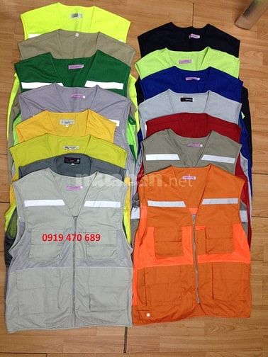 Áo Phản Quang Môi Trường 2 Sọc 61751688 Áo Phản Quang Môi Trường 2 Sọc