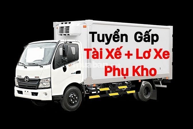 TIỀN GIANG ==> Cần Tuyển Nam Tài xế + Nam Lơ xe + Nam Phụ kho Bốc hàng