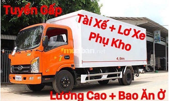 BÌNH THUẬN ==> Tuyển Nam LDPT Phụ xe + Phụ kho Bốc xếp hàng