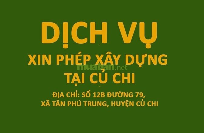 Dịch vụ xin phép xây dựng tại Củ Chi 47189357 Dịch vụ xin phép xây dựng tại Củ Chi