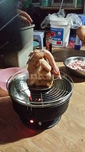 Bếp nướng than hoa không khói bn300 nam hồng 61912653 Bếp nướng than hoa không khói bn300 nam hồng