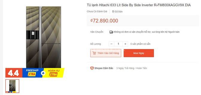 Tủ lạnh Hitachi 633 Lít Hàng chính hãng 62096124 Tủ lạnh Hitachi 633 Lít Hàng chính hãng