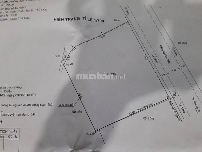 Bán 3.600m2 Đất MT Đường Bình Chiểu - P.Bình Chiểu 62168810 Bán 3.600m2 Đất MT Đường Bình Chiểu - P.Bình Chiểu