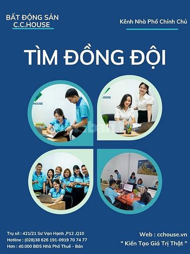 CCHouse tuyển 50 NVKD nhà phố lương cứng+hoa hồng lên đến 65% 62420362 CCHouse tuyển 50 NVKD nhà phố lương cứng+hoa hồng lên đến 65%