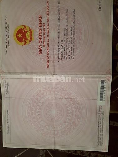 Bán mảnh vườn đoạn cuối đường đoàn giỏi phường 9