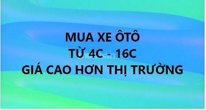 Cần mua các loại ôtô đã qua sử dụng, mua giá cao, không ngại xa 60373050 Cần mua các loại ôtô đã qua sử dụng, mua giá cao, không ngại xa