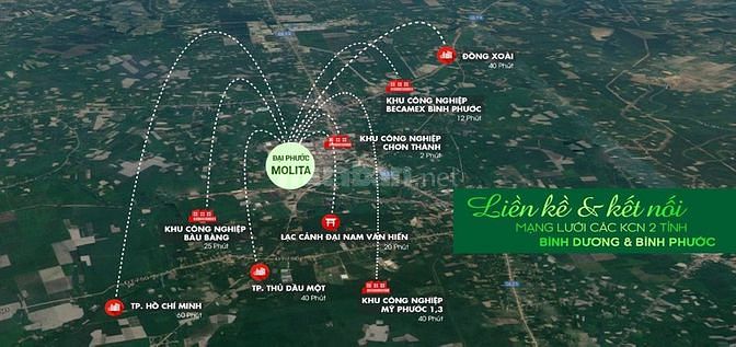 Booking 50-100 triệu Đại Phước Molita Bàu Bàng Bình Dương -Vp Quận 2