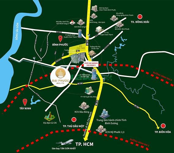 Booking 50-100 triệu Đại Phước Molita Bàu Bàng Bình Dương -Vp Quận 2