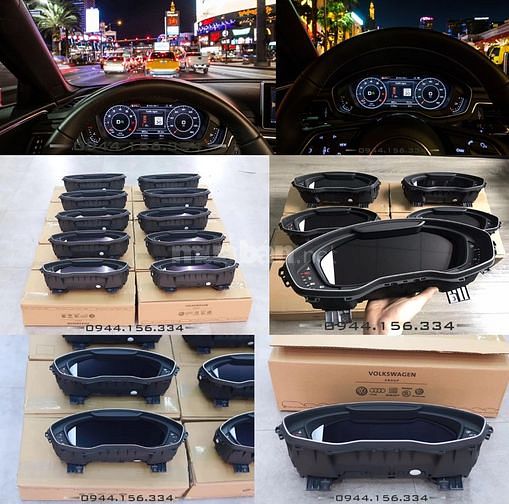 Đồng Hồ LCI Digital nâng cấp cho Audi 62744199 Đồng Hồ LCI Digital nâng cấp cho Audi