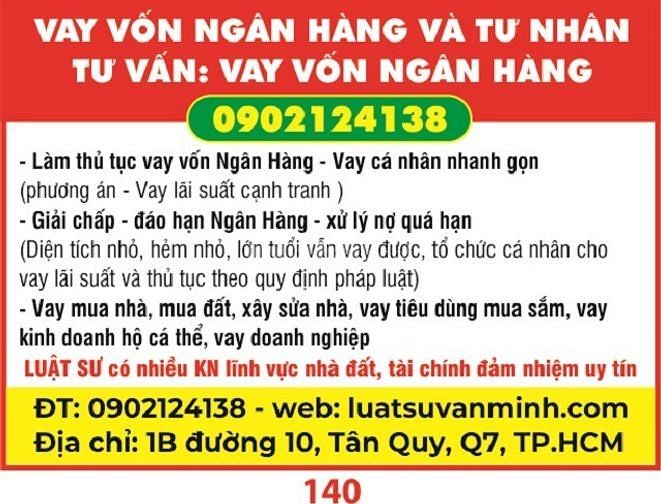 Tư vấn vay vốn ngân hàng và tư nhân, giải chấp, đáo hạn ngân hàng 62758743 Tư vấn vay vốn ngân hàng và tư nhân, giải chấp, đáo hạn ngân hàng