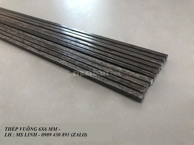 Thép vuông đặc đen 6mm dùng trong xây dựng