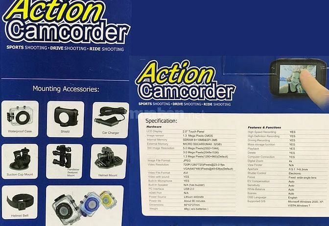 Thanh lý 3 chiếc Camera hành trình Action Camcorder - Fullbox 100% New