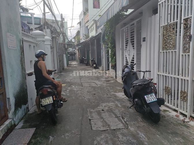 Nhà 2 tầng kiệt 4m Đinh Tiên Hoàng, Thanh Khê. ra biển chỉ 50m