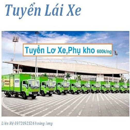 Đồng Tháp Cần tuyển tài xế, phụ xe, phụ kho, Lương 16tr/ Tháng - Muaban.net