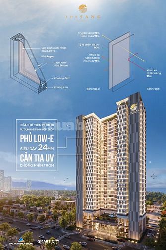 Bán căn hộ chung cư cao cấp ven biển The Sang, tặng gói nội thất 300tr