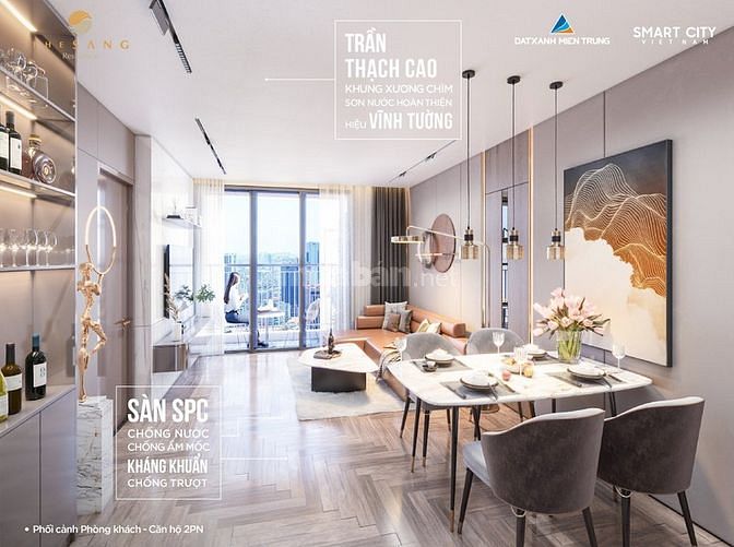 Bán căn hộ chung cư cao cấp ven biển The Sang, tặng gói nội thất 300tr