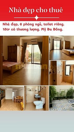 Cho thuê Nhà mặt tiền Mỹ Đa Đông. Full nội thất, 6 phòng ngủ.