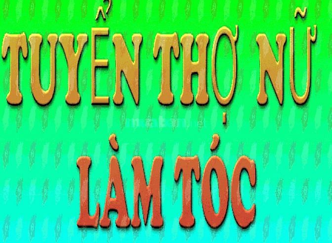 Cần tuyển 1 thợ cắt tóc nam, làm khá; 1 nữ gội đầu, lương thoả …