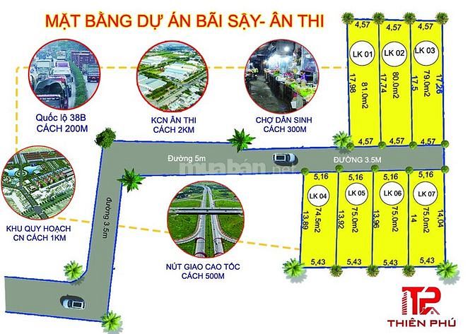 Đất phân lô Bãi Sậy - Ân Thi - Hưng Yên