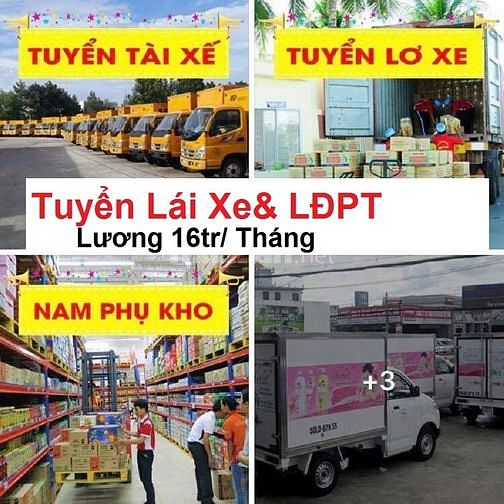 Siêu thị tại bến tre tuyển lơ xe và lao động phổ thông luong 14tr/ th