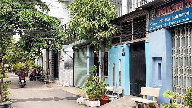 Nhà MT Đường Số 9, P4, Q8 sát PhạmHùng, 4,3mx12m. Trệt, 1lầu. Giá 7tỷ
