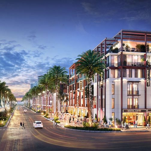 Siêu nhà phố biển 5 tầng 2 mặt tiền SH vĩnh viễn tại Thanh Long Bay