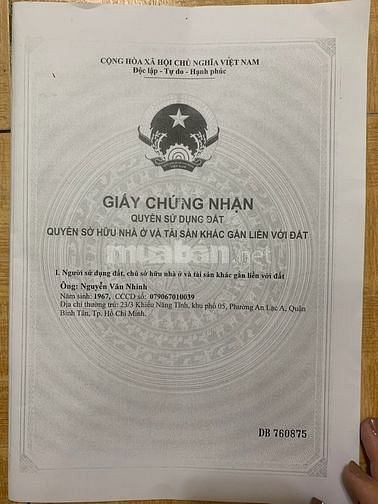 Bán nhà hẻm xe hơi có sổ hồng chính chủ số 23/14 khiếu năng tĩnh