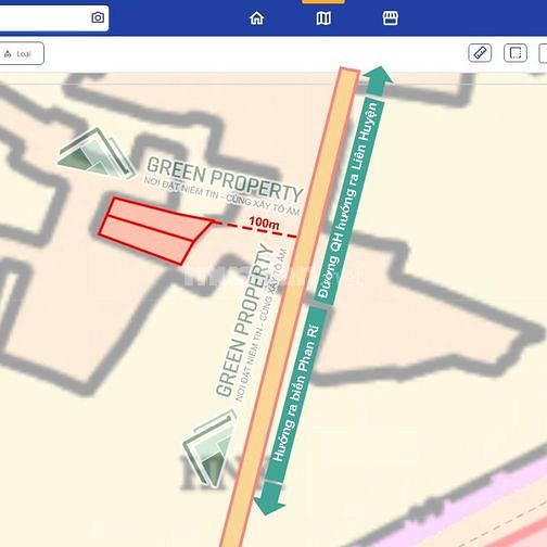 Lô 3770m2 giá 1.5ty Phan Rí Thành ra biển 1,5km có Đường thấy Biển