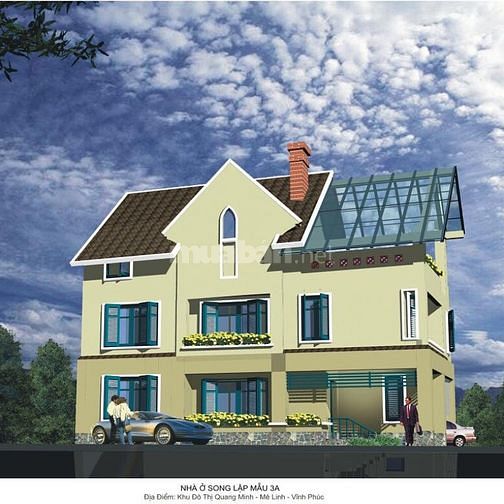 Bán biệt thự đơn lập 2 mặt đường, Khu đô thị ngay Sb Nội Bài ven sông