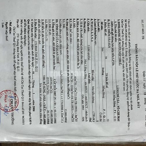 NHÀ BÁN HỒNG BÀNG,QUẬN 11,079 3935 973