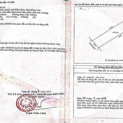 Bán Nhà Hẻm Bùi Văn Hòa, Phường An Bình, Biên Hòa.