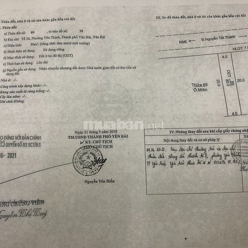 Chính Chủ Bán 3 Lô Đât Liền Kề Ở TP. Yên Bái - Đầu Tư Chắc Thắng