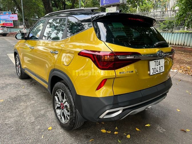 Bán xe Kia Seltos 1.4AT Turbo Prenium Sản xuất 2021, màu vàng