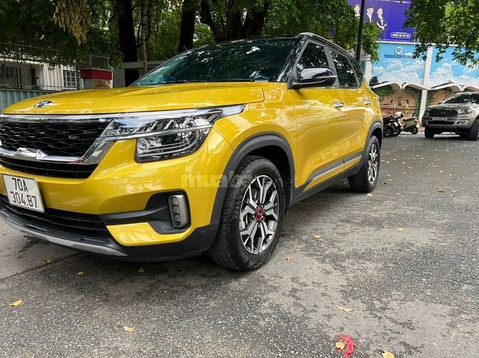 Bán xe Kia Seltos 1.4AT Turbo Prenium Sản xuất 2021, màu vàng