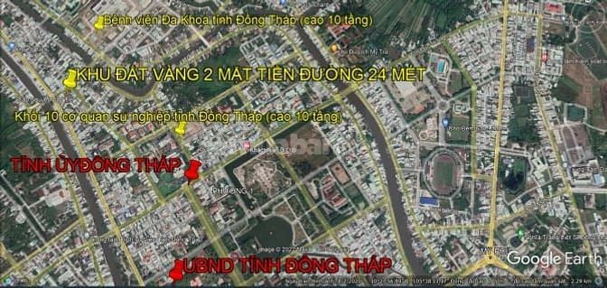 Đất vàng kinh doanh 468 m2 (19x25) góc 2 mặt tiền đường 24m giá bán rẻ