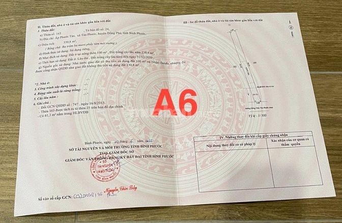 Chủ cần bán gấp lô đất ở mặt tiền DH Đồng Tiến - Tân Phước đường 32m.