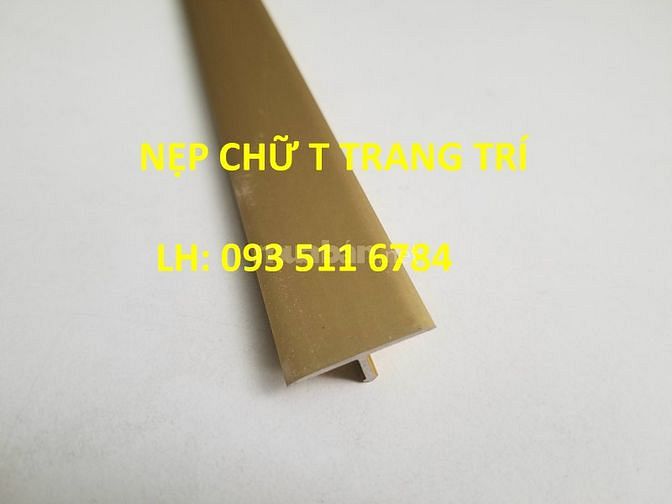 Nẹp T25 nhôm nối sàn - Nẹp T Inox màu trang trí