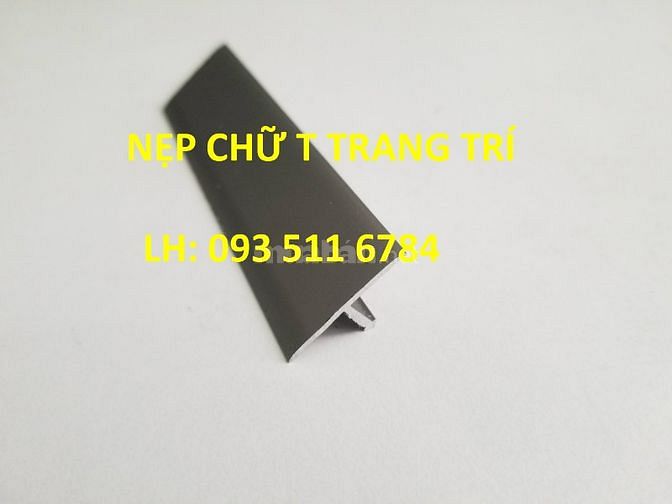 Nẹp T25 nhôm nối sàn - Nẹp T Inox màu trang trí