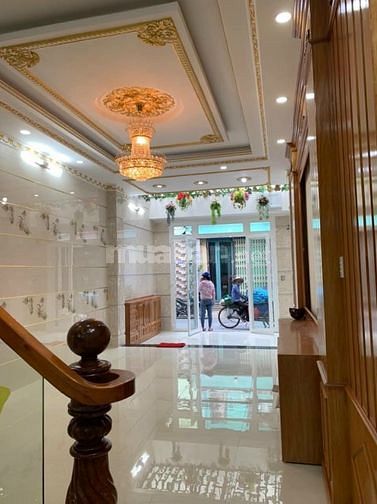 Nhà mới hẻm 8m Hương Lộ 2, Bình Tân. 4,01 x 18,26m vuông vức (73,3 m2)