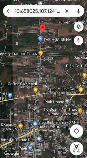 bán đất mặt tiền tập đoàn 7 - hắc dịch-phú mỹ, đối diện khu cnc 450ha.
