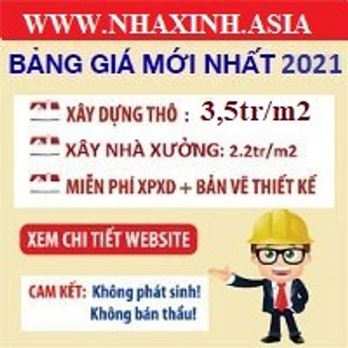 báo giá xây dựng phần thô năm 2022 là 3,600,000 đồng/m2