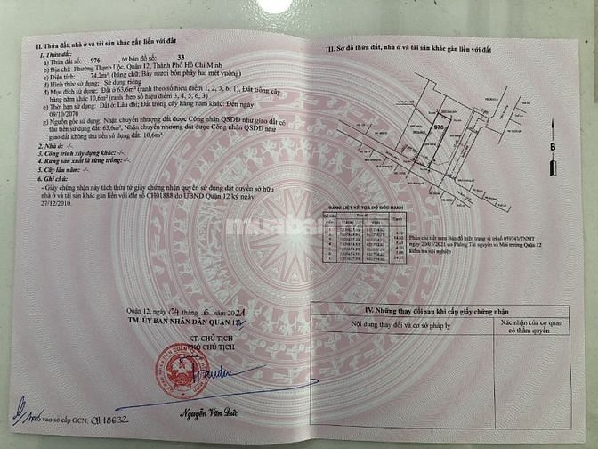 Đất 4.5x17m Thạnh Lộc 16 hẻm 1 sẹc xe hơi cực hiếm