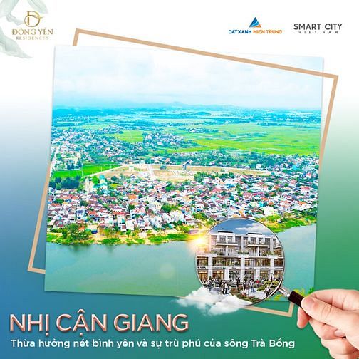 Đất nền ngay bờ kè Bắc Trà Bồng, đã có sổ giá chỉ có 6,4tr/m2