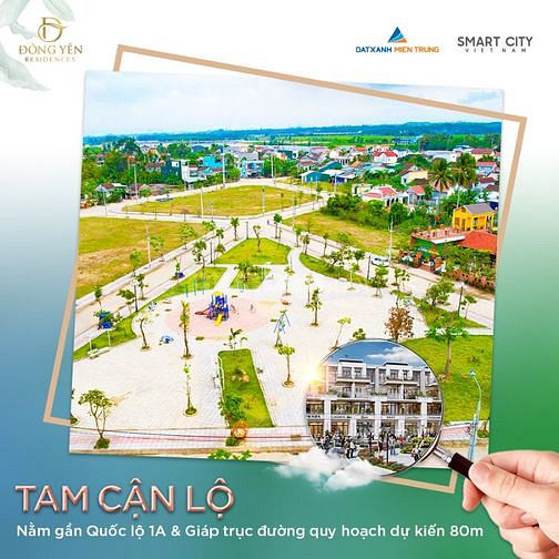 Đất nền ngay bờ kè Bắc Trà Bồng, đã có sổ giá chỉ có 6,4tr/m2